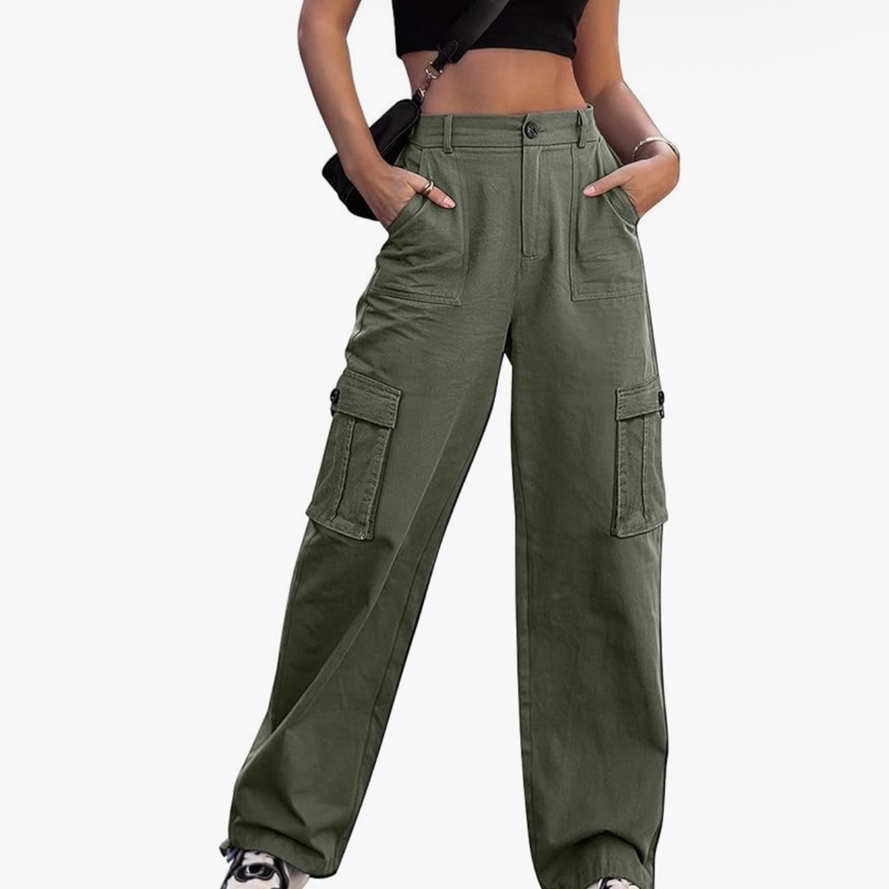 Stylish Olive Cargo Pants